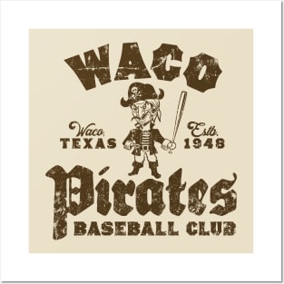 Waco Pirates Baseball Posters and Art